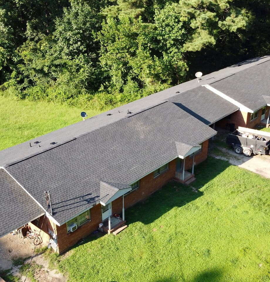 Multi-family or commercial-style roofing project